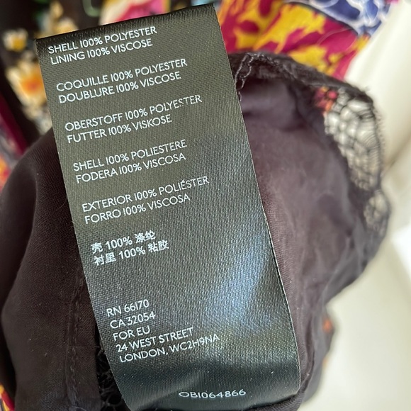 Anthropologie Floral Maxi Dress - Black and Red - Picture 10 of 12